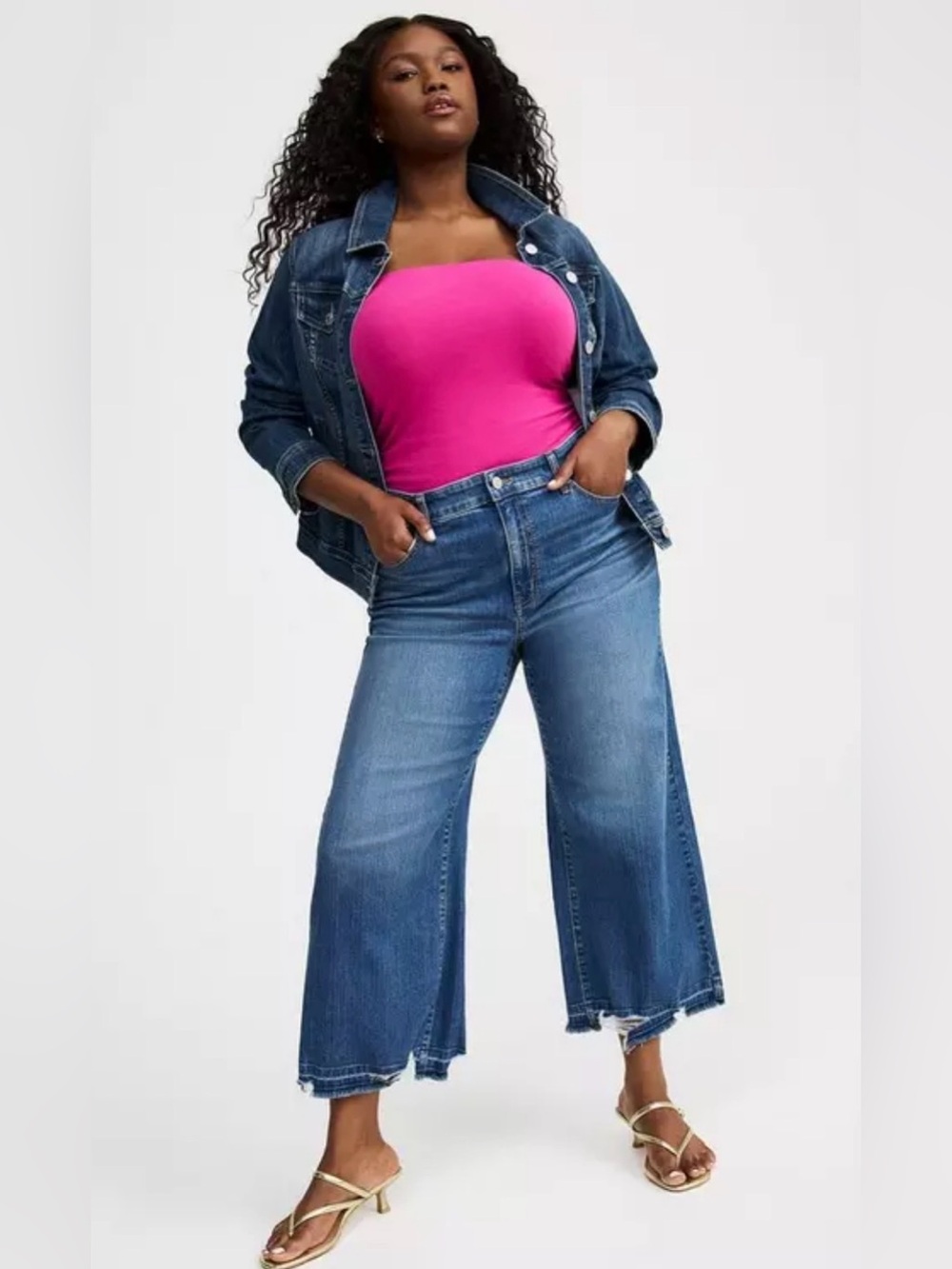 Torrid Foxy Hot Pink tube top